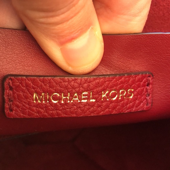 Michael Kors Red Leather Backpack main image 3